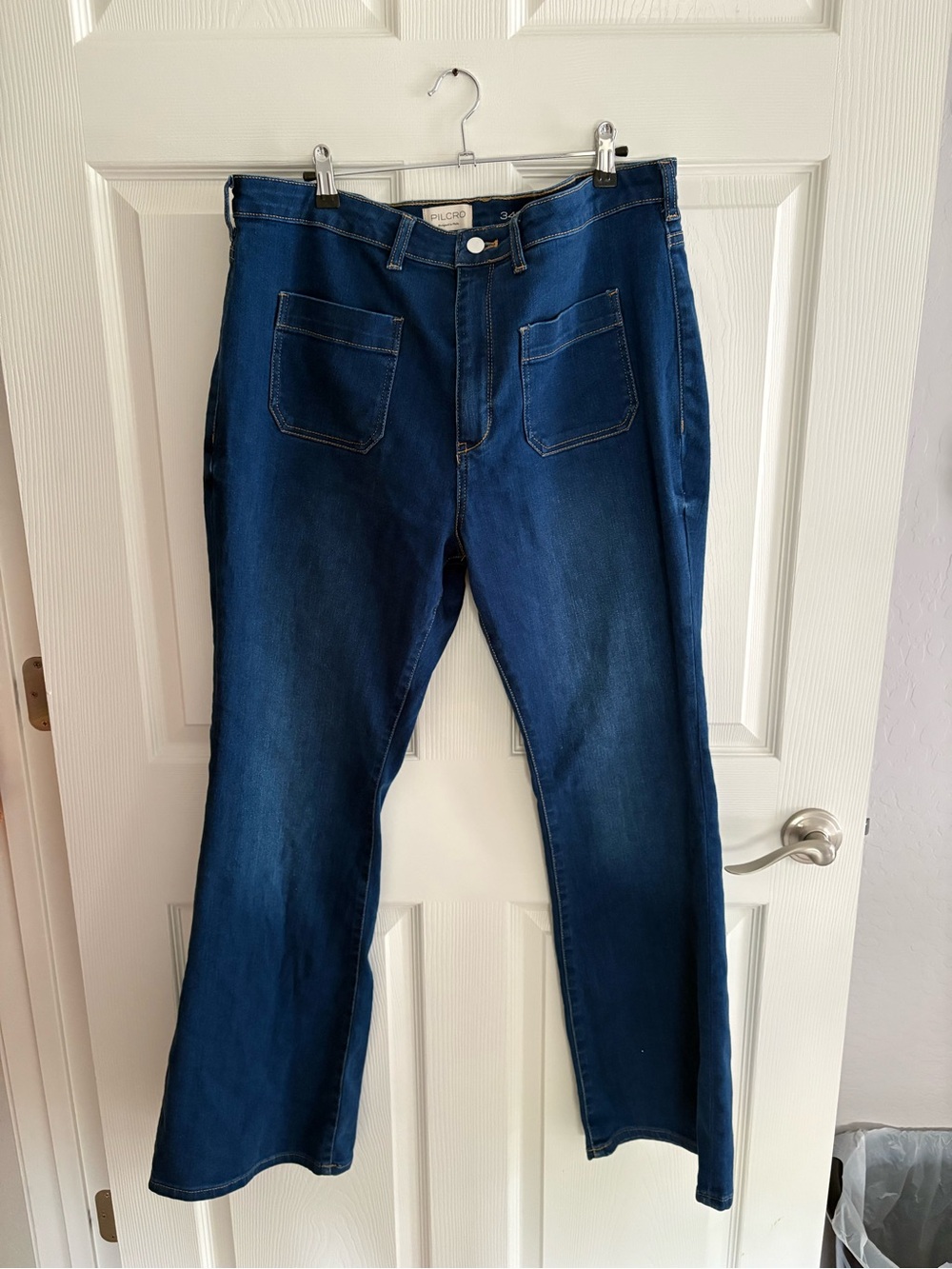 pilcro jeans the icon boot flare size 34